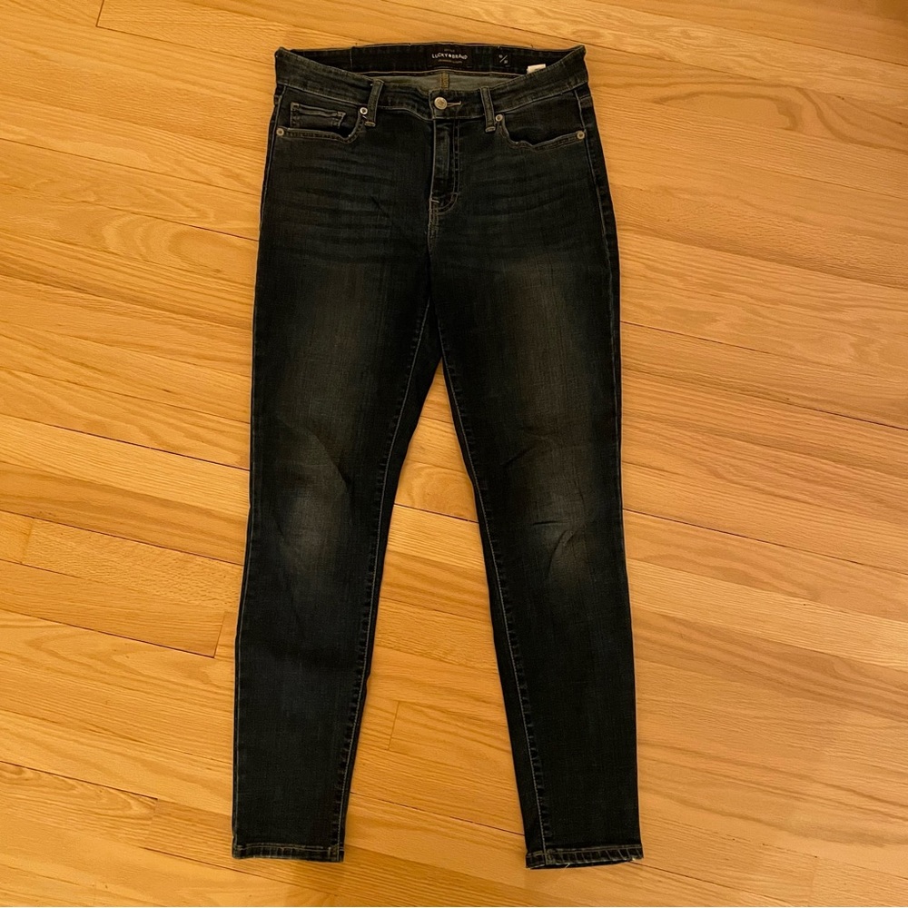 Lucky Brand Women's Skinny Jeans - Dark Blue